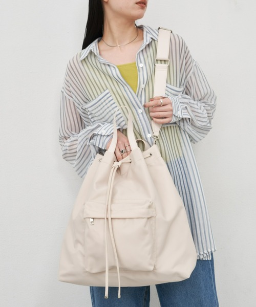 Aunt Marie's(アントマリーズ)の「コンビBIGマザーズバッグ / ショルダーバッグ / トートバッグ(マザーズバッグ・レディース・アイボリー/ブラック・FREE)」の18枚目の写真