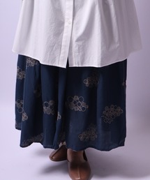 Quelle chance ぶどう刺繍ギャザースカート