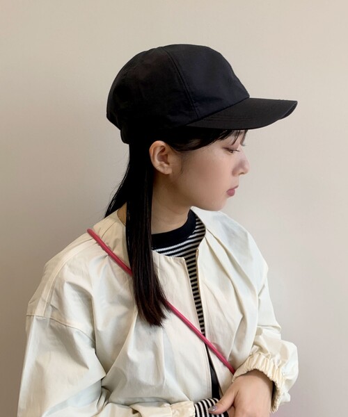 OPAQUE.CLIP（オペークドットクリップ）の「◆ナイロンCAP【軽量/撥水加工】（キャップ・レディース・ベージュ/オフホワイト/ブラック・00）」の20枚目の写真