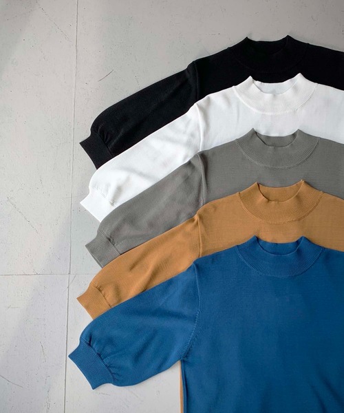 cheriella（シェリエラ）の「【cheriella】WEB限定ベーシックサマーニット３ WEB LIMITED BASIC SUMMER KNIT 3（ニット/セーター・レディース・オフホワイト/ブルー/ブラック/カーキ/マスタード/チャコールグレー・M）」の13枚目の写真