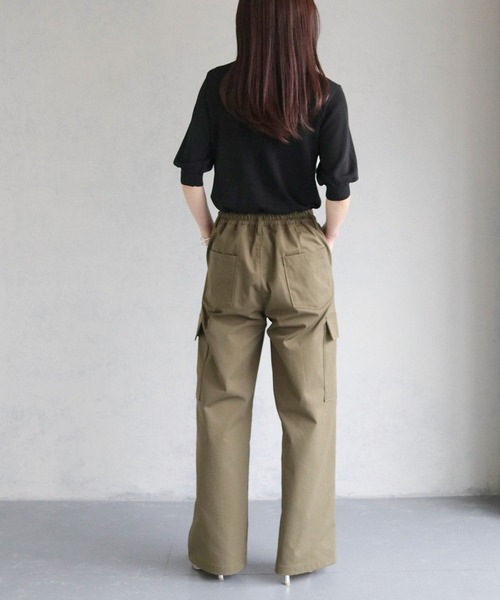 cheriella（シェリエラ）の「【cheriella】WEB限定ベーシックサマーニット３ WEB LIMITED BASIC SUMMER KNIT 3（ニット/セーター・レディース・オフホワイト/ブルー/ブラック/カーキ/マスタード/チャコールグレー・M）」の22枚目の写真
