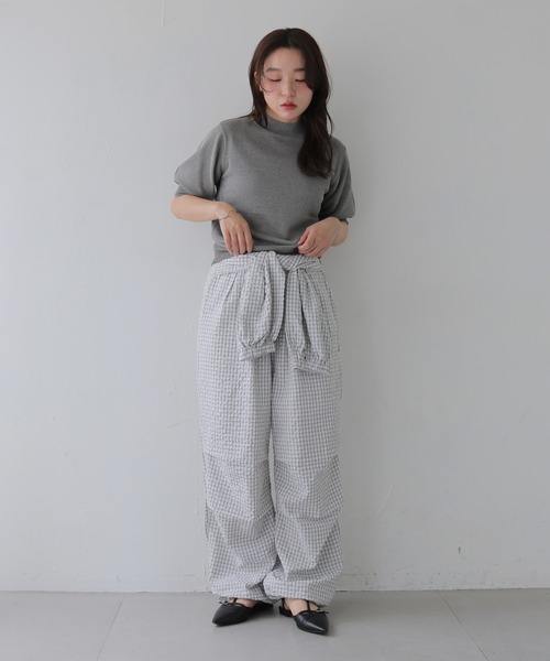 cheriella（シェリエラ）の「【cheriella】新色追加！WEB限定ベーシックサマーニット３ WEB LIMITED BASIC SUMMER KNIT 3（ニット/セーター・レディース・オフホワイト/ブルー/ブラック/カーキ/マスタード/チャコールグレー/ブラウン/杢グレー・M）」の22枚目の写真