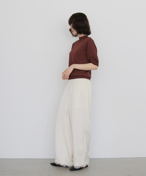 cheriella（シェリエラ）の「【cheriella】新色追加！WEB限定ベーシックサマーニット３ WEB LIMITED BASIC SUMMER KNIT 3（ニット/セーター・レディース・オフホワイト/ブルー/ブラック/カーキ/マスタード/チャコールグレー/ブラウン/杢グレー・M）」の21枚目の写真