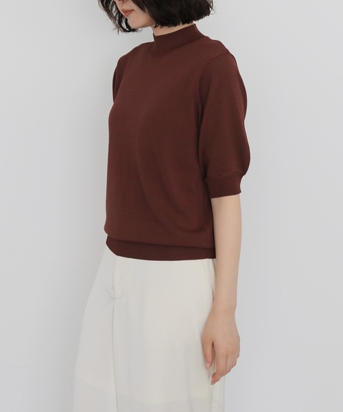 cheriella（シェリエラ）の「【cheriella】新色追加！WEB限定ベーシックサマーニット３ WEB LIMITED BASIC SUMMER KNIT 3（ニット/セーター・レディース・オフホワイト/ブルー/ブラック/カーキ/マスタード/チャコールグレー/ブラウン/杢グレー・M）」の17枚目の写真