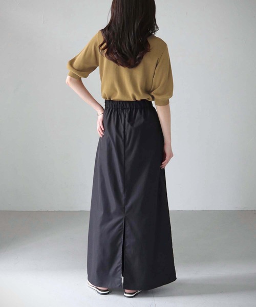 cheriella（シェリエラ）の「【cheriella】WEB限定ベーシックサマーニット３ WEB LIMITED BASIC SUMMER KNIT 3（ニット/セーター・レディース・オフホワイト/ブルー/ブラック/カーキ/マスタード/チャコールグレー・M）」の12枚目の写真