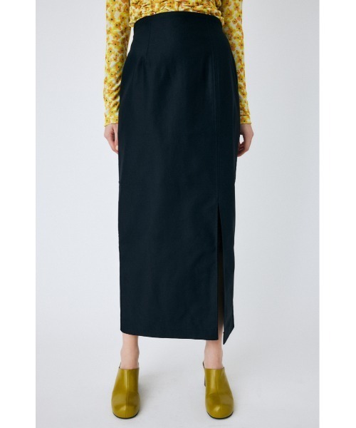 MOUSSY(マウジー)の「HIGH SLIT LONG スカート(スカート・レディース・ブラック/ブラウン/ライトベージュ・0/1/2)」の2枚目の写真