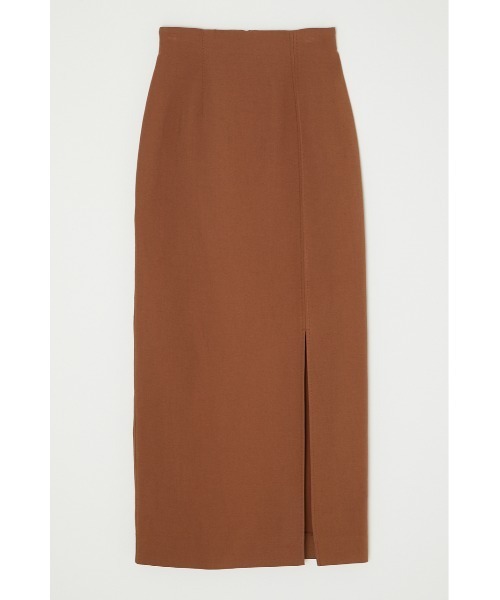 MOUSSY(マウジー)の「HIGH SLIT LONG スカート(スカート・レディース・ブラック/ブラウン/ライトベージュ・0/1/2)」の4枚目の写真