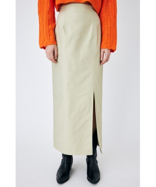 MOUSSY(マウジー)の「HIGH SLIT LONG スカート(スカート・レディース・ブラック/ブラウン/ライトベージュ・0/1/2)」の7枚目の写真