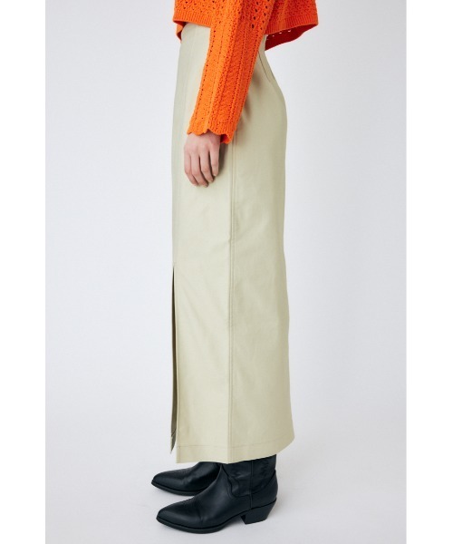 MOUSSY(マウジー)の「HIGH SLIT LONG スカート(スカート・レディース・ブラック/ブラウン/ライトベージュ・0/1/2)」の8枚目の写真