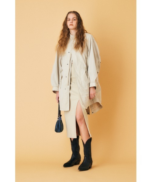 MOUSSY(マウジー)の「HIGH SLIT LONG スカート(スカート・レディース・ブラック/ブラウン/ライトベージュ・0/1/2)」の19枚目の写真