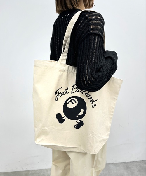 WHO'S WHO gallery（フーズフーギャラリー）の「COOPER FACTビリヤードトート（トートバッグ・メンズ・ブラック/レッド/イエロー/ネイビー・FREE）」の2枚目の写真