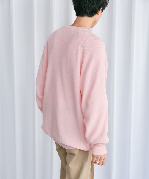 Couleur Meler（クルールメリー）の「Couleur Meler なかじ　リネンコットンニット（ニット/セーター・メンズ・ブラック/オレンジ/ピンク・MEDIUM/LARGE）」の19枚目の写真