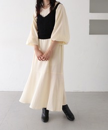 HER CLOSET | 【shemoshelly】WEB限定ボリュームスリーブマーメイドワンピース(ワンピース)