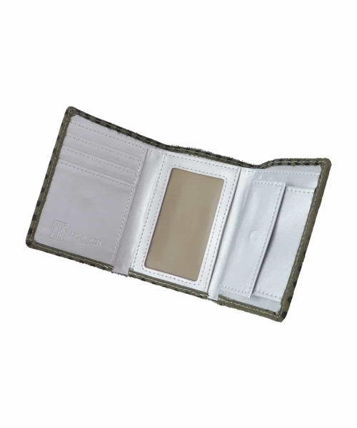 【セール】ホースヘア ドット柄三つ折り財布（財布）｜MK MICHEL KLEIN（エムケーミッシェルクラン）