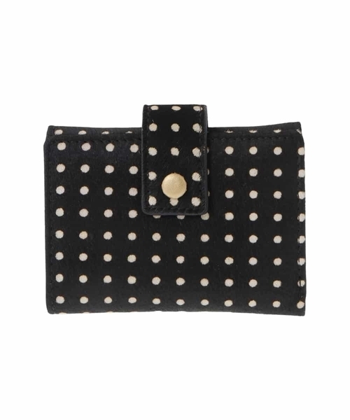 【セール】ホースヘア ドット柄三つ折り財布（財布）｜MK MICHEL KLEIN（エムケーミッシェルクラン）