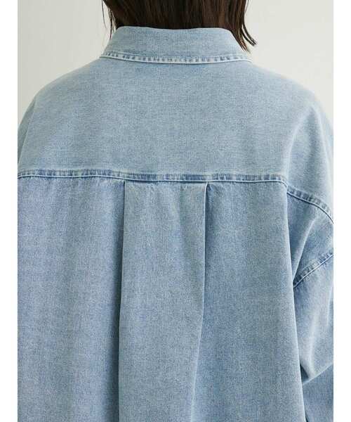 ELENCARE DUE(エレンカーレデュエ)の「・ELENCARE DUE デニムシャツチュニック(チュニック・レディース・ブラック/インディゴブルー・FREE)」の22枚目の写真