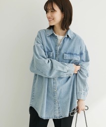 ・ELENCARE　DUE　デニムシャツチュニック