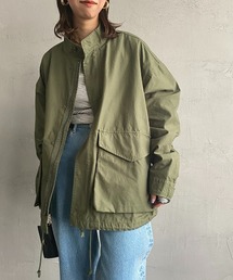 [Jeans Factory Clothes/ジーンズファクトリークローズ] ショート丈ワイドM-65 ミリタリージャケット