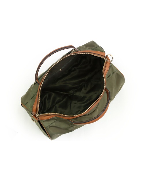 MIAN （ミアン）の「【MIAN】ナイロン2wayビッグボストンバッグ キャリーオン トラベルバッグ 2221-140-1（ボストンバッグ・レディース・グレイッシュベージュ/カーキ/ブラック・FREE）」の11枚目の写真