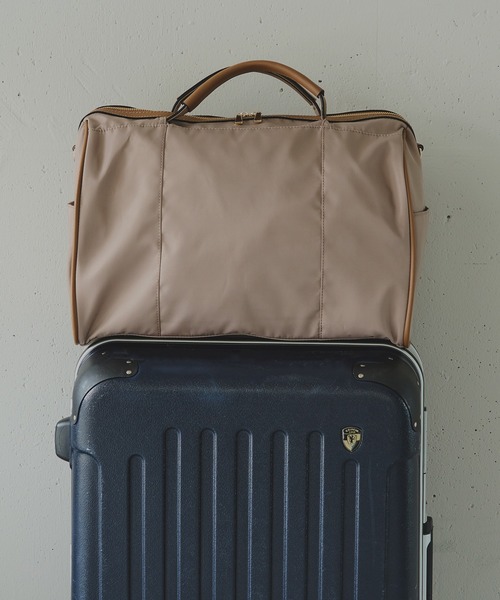 MIAN】ナイロン2wayビッグボストンバッグ キャリーオン トラベル