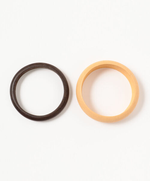 B:MING by BEAMS(ビーミングバイビームス)の「B:MING by BEAMS / ウッド ブレスレット(ブレスレット・レディース・ブラウン/ナチュラル・ONE SIZE)」の3枚目の写真
