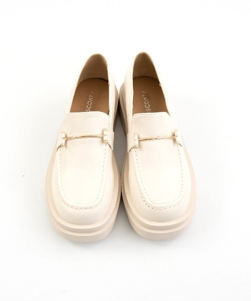 Fabby fabby(ファビィーファビィー)の「ビットローファータンクソールシューズ(ローファー・レディース・アイボリー・SMALL/LARGE/MEDIUM)」の12枚目の写真