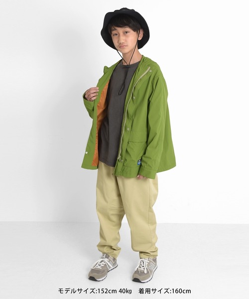 GLAZOS（グラソス）の「【ラクパン】[テーパード]TCカラーツイル・アクティブパンツ（その他パンツ・キッズ・カーキ/ブルー/ベージュ/グレー/ブラック・140cm/150cm/170cm/130cm/160cm）」の8枚目の写真