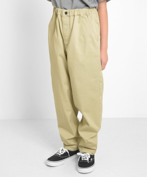GLAZOS（グラソス）の「【ラクパン】[テーパード]TCカラーツイル・アクティブパンツ（その他パンツ・キッズ・カーキ/ブルー/ベージュ/グレー/ブラック・140cm/150cm/170cm/130cm/160cm）」の14枚目の写真