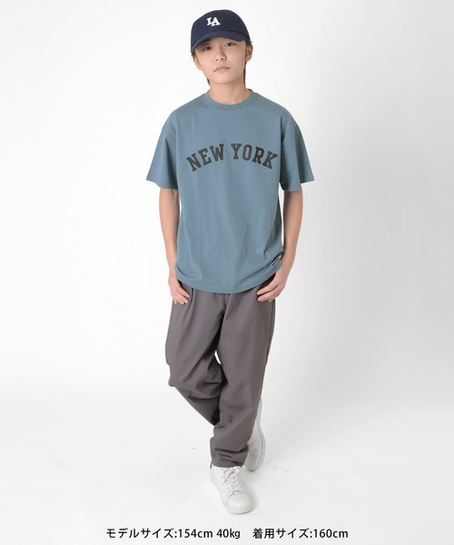 GLAZOS（グラソス）の「【ラクパン】[テーパード]TCカラーツイル・アクティブパンツ（その他パンツ・キッズ・カーキ/ブルー/ベージュ/グレー/ブラック・140cm/150cm/170cm/130cm/160cm）」の6枚目の写真