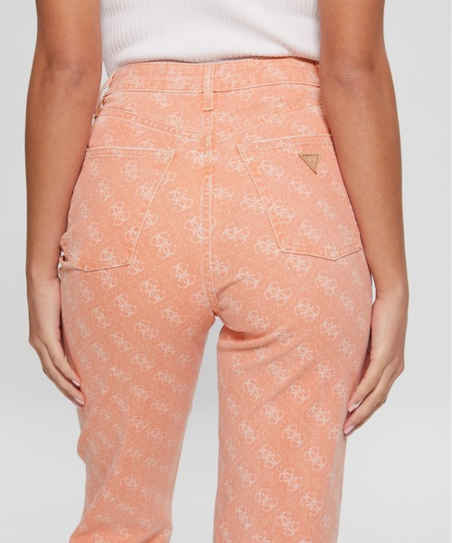Guess(ゲス)の「Melrose Quattro G Print Jeans(デニムパンツ・レディース・ライトグリーン/オレンジ・26inch/28inch/25inch/27inch)」の6枚目の写真
