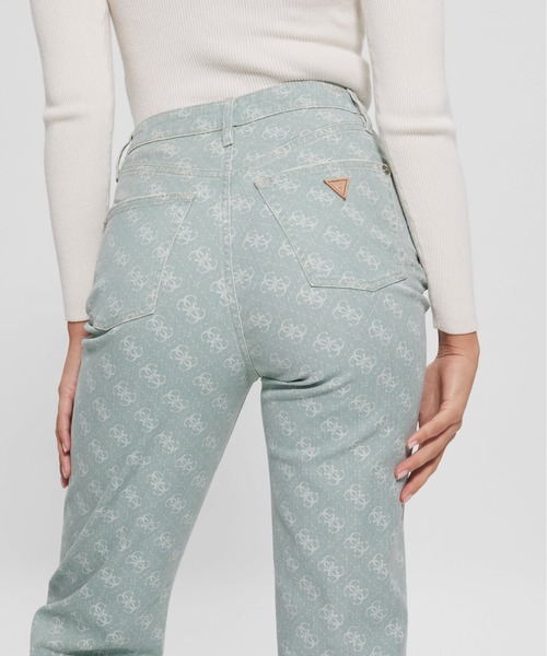 Guess(ゲス)の「Melrose Quattro G Print Jeans(デニムパンツ・レディース・ライトグリーン/オレンジ・26inch/28inch/25inch/27inch)」の13枚目の写真