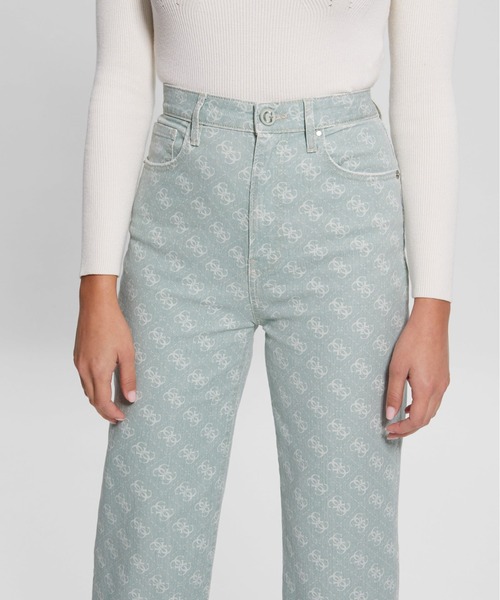 Guess(ゲス)の「Melrose Quattro G Print Jeans(デニムパンツ・レディース・ライトグリーン/オレンジ・26inch/28inch/25inch/27inch)」の12枚目の写真