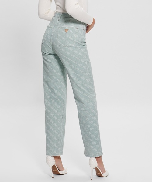 Guess(ゲス)の「Melrose Quattro G Print Jeans(デニムパンツ・レディース・ライトグリーン/オレンジ・26inch/28inch/25inch/27inch)」の9枚目の写真