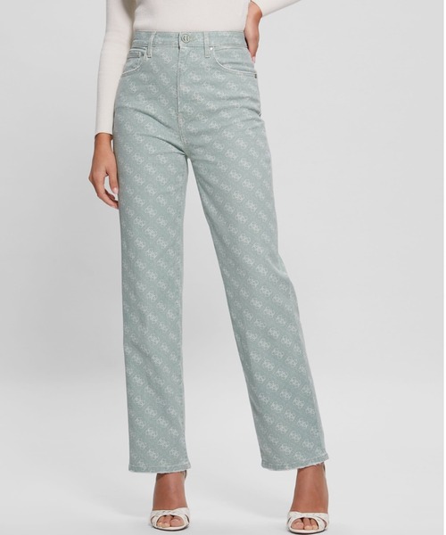 Guess(ゲス)の「Melrose Quattro G Print Jeans(デニムパンツ・レディース・ライトグリーン/オレンジ・26inch/28inch/25inch/27inch)」の17枚目の写真