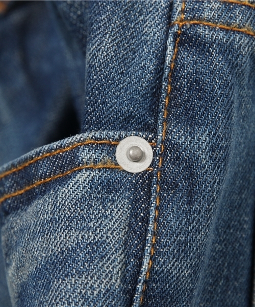 OUTLET（アウトレット）の「【Ciaopanic】5PKデニムパンツ加工スリムストレート（デニムパンツ・メンズ・インディゴブルー・LARGE/MEDIUM）」の3枚目の写真