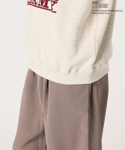 PEANUTS（ピーナッツ）の「【PEANUTS×SPORTS WEAR by relume】別注 HALF SLEEVE スウェット（Tシャツ/カットソー・メンズ・チャコールグレー/アイボリー/ピンク/ネイビー・MEDIUM/LARGE/X-LARGE）」の21枚目の写真