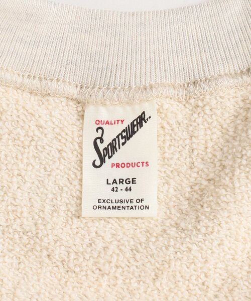 PEANUTS（ピーナッツ）の「【PEANUTS×SPORTS WEAR by relume】別注 HALF SLEEVE スウェット（Tシャツ/カットソー・メンズ・チャコールグレー/アイボリー/ピンク/ネイビー・MEDIUM/LARGE/X-LARGE）」の9枚目の写真