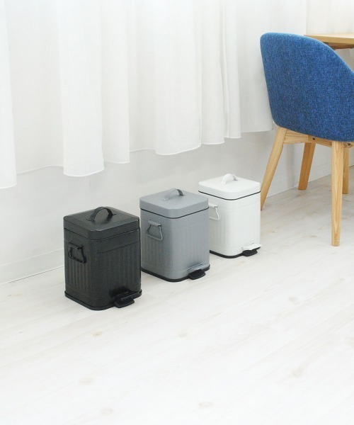 entre square(アントレスクエアー)の「bcl/Galva スクエアダストボックス 3L マットブラック ごみ箱(ダストボックス・レディース・ブラック・FREE)」の16枚目の写真