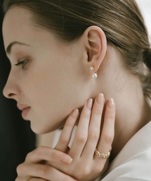 Ops. | パールピアス ピアス 日本 あこやパール 18k【folletta フォレッタ】(ピアス（両耳用）)