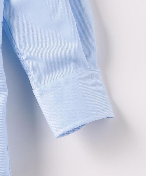 green label relaxing（グリーンレーベルリラクシング）の「コットン フレンチツイル スタンダード ワイドカラー ドレスシャツ -イージーアイロン-（ビジネスシャツ・メンズ・ホワイト/ライトブルー・37cm/40cm/41cm/42cm/43cm/38cm/39cm）」の10枚目の写真