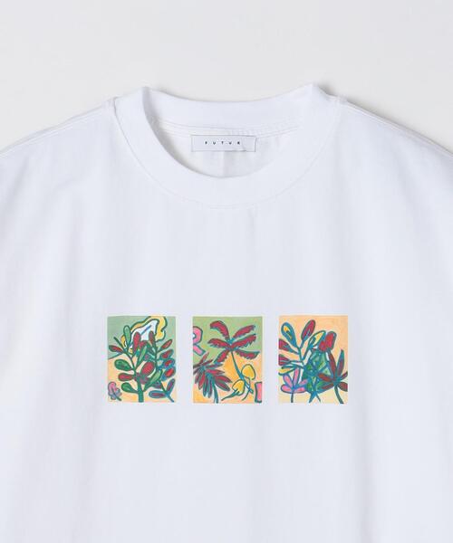 FUTUR（フューチャー）の「＜FUTUR＞ MARIO FLOWERS LONG SLEEVE/カットソー（Tシャツ/カットソー・メンズ・ホワイト・XL/M/L）」の3枚目の写真