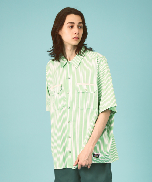 ディッキーズ Dickies 【 Leesburg Shirt W Cloud Zebra Women 】 レディース Dickies Leesburg Shorts Wmn - white, black (cloud zebra)