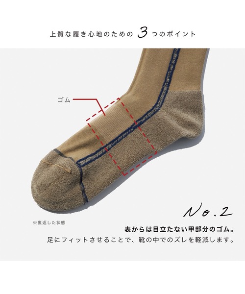 CHICSTOCKS（シックストックス）の「母の日限定　ブーケ付き1足セット（ソックス/靴下・レディース・ネイビー/アイボリー/スモークピンク/ラベンダー・SMALL）」の8枚目の写真