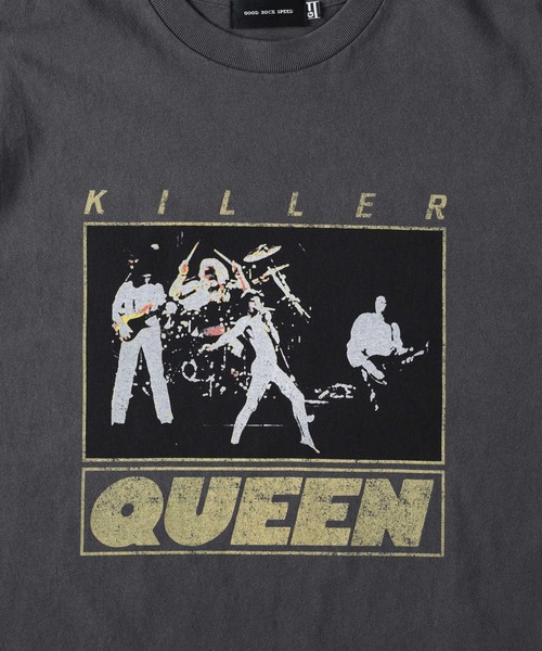 Right-on(ライトオン)の「ヴィンテージ加工バンドT(Tシャツ/カットソー・メンズ・ブラック/ブラック×ホワイト/ブラック×グレー・M/S/L/XL)」の18枚目の写真