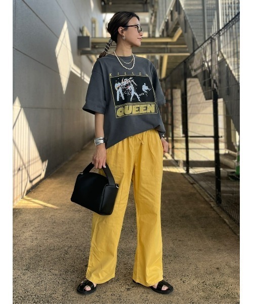 Right-on(ライトオン)の「ヴィンテージ加工バンドT(Tシャツ/カットソー・メンズ・ブラック/ブラック×ホワイト/ブラック×グレー・M/S/L/XL)」の6枚目の写真