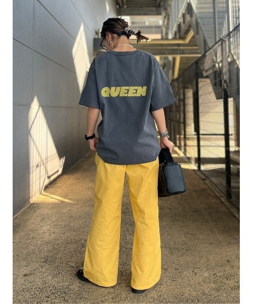 Right-on(ライトオン)の「ヴィンテージ加工バンドT(Tシャツ/カットソー・メンズ・ブラック/ブラック×ホワイト/ブラック×グレー・M/S/L/XL)」の4枚目の写真