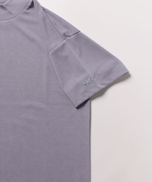 WILD THINGS（ワイルドシングス）の「TRUE DRY MOCK NECK T（Tシャツ/カットソー・レディース・ラベンダー/ホワイト/ブラック/カーキ・S/M）」の6枚目の写真