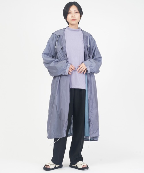 WILD THINGS（ワイルドシングス）の「TRUE DRY MOCK NECK T（Tシャツ/カットソー・レディース・ラベンダー/ホワイト/ブラック/カーキ・S/M）」の12枚目の写真