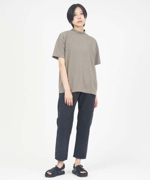 WILD THINGS（ワイルドシングス）の「TRUE DRY MOCK NECK T（Tシャツ/カットソー・レディース・ラベンダー/ホワイト/ブラック/カーキ・S/M）」の11枚目の写真