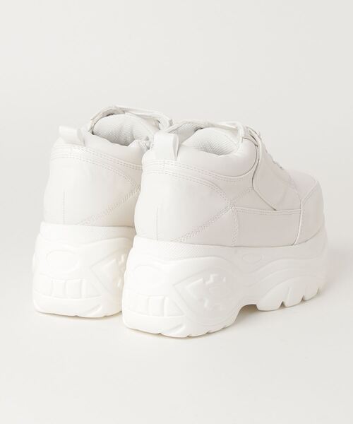 lus.（ラスドット）の「厚底サイドジップスニーカー（スニーカー・レディース・ブラック/ホワイト・S/M/L/LL/3L）」の17枚目の写真